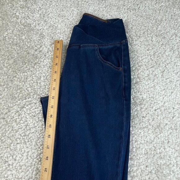 Halaramagic High Waisted Crossover Stretchy Super Flare Jean 32" Small Tall - Picture 9 of 11